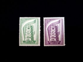 Belgium Scott #496-497 Set Mint Never Hinged