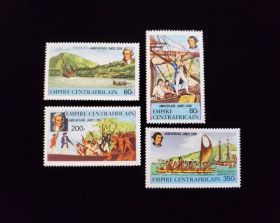 Central African Republic Scott #341-344 Set Mint Never Hinged