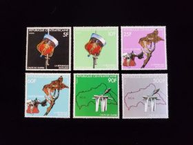 Central African Republic Scott #482-487 Set Mint Never Hinged