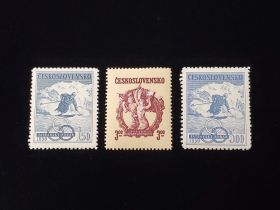 Czechoslovakia Scott #401-403 Set Mint Never Hinged