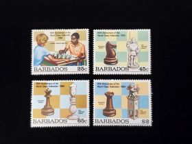 Barbados Scott #632-635 Set Mint Never Hinged