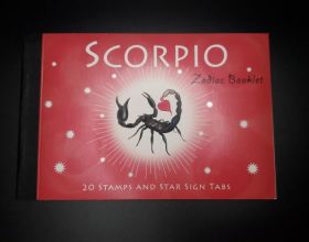 Australia Scott #2117A Scorpio Complete Booklet Mint NH