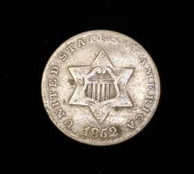 1852 Three Cent Silver VF 407020