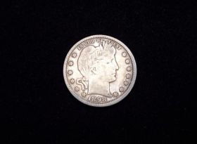 1898 Barber Silver Quarter Fine