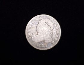 1827 Capped Bust Silver Dime Good