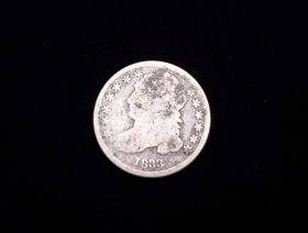 1833 Capped Bust Silver Dime AG