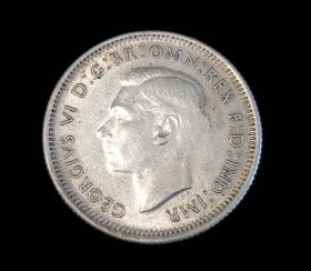 Australia 1942-M Silver Shilling XF KM #39 3407020