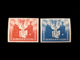 German Democratic Rep. Scott #80-81 Set Mint Never Hinged