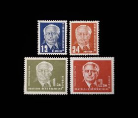 German Democratic Rep. Scott#114-117 Short Set Mint Never Hinged