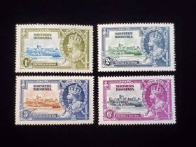 Northern Rhodesia Scott #18-21 Set Mint Never Hinged