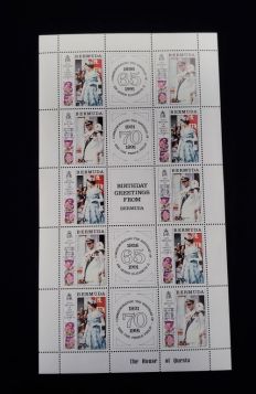 Bermuda Scott #618A Sheet of 10 W/ Labels Mint Never Hinged