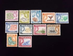Pitcairn Islands Scott #20-30 Set Mint Never Hinged