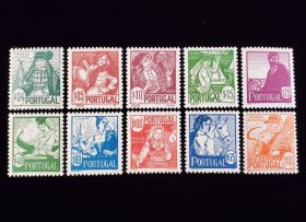 Portugal Scott #605-614 Set Mint Never Hinged