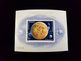 Romania Scott #C192V Imperf Sheet of 1 Mint Never Hinged