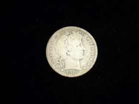 1916 Barber Silver Quarter VG 130911