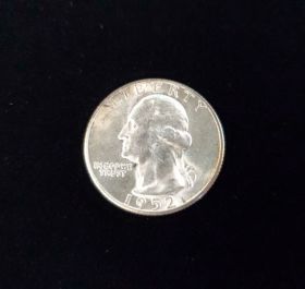 1952-S Washington Silver Quarter Brilliant Uncirculated