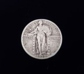 1930 Standing Liberty Silver Quarter VF