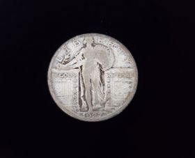 1927-S Standing Liberty Silver Quarter VG