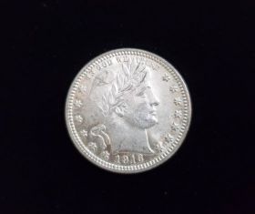 1916-D Barber Silver Quarter Uncirculated