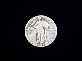 1927 Standing Liberty Silver Quarter Good+ 30913
