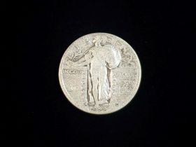 1928-S Standing Liberty Silver Quarter VG 70913