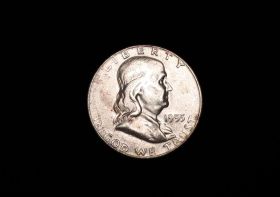 1955 Franklin Silver Half Dollar Brilliant Uncirculated 20507