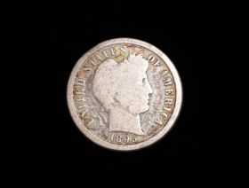 1895-S Barber Silver Dime Good+ 180125