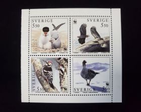 Sweden Scott #2100A Booklet Pane of 4 Mint Never Hinged