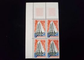French Polynesia Scott #221 Block of 4 Mint Never Hinged