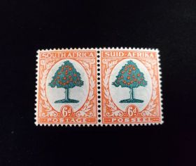 South Africa Scott #59 Pair- Type 1 Mint Never Hinged
