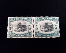 South Africa Scott #64 Pair Mint Never Hinged