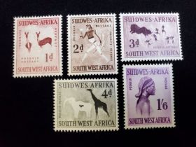 South West Africa Scott #261-265 Set Mint Never Hinged