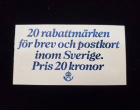 Sweden Scott #1277A Complete Booklet Mint Never Hinged