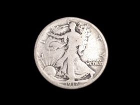 1917 Walking Liberty Silver Half Dollar Good 20215
