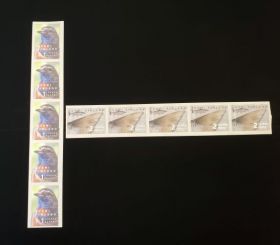 Finland Scott #1099-1100 Set Coil Strips of 5 Mint Never Hinged