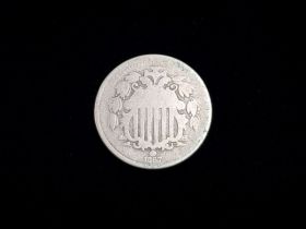 1867 Shield Nickel AG 3033