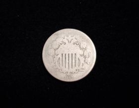 1867 Shield Nickel AG 4033