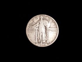 1920 Standing Liberty Silver Quarter VF+ 2036