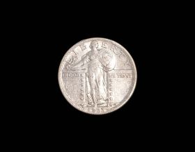 1923 Standing Liberty Silver Quarter AU 11036