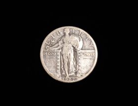 1927 Standing Liberty Silver Quarter VG 12036