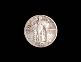 1928-D Standing Liberty Silver Quarter VF+ 16036