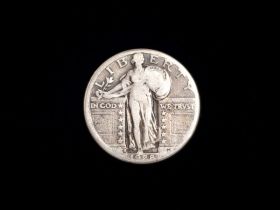 1928-S Standing Liberty Silver Quarter VF 17036