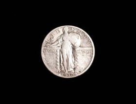 1930-S Standing Liberty Silver Quarter Fine+ 22036