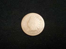 1867 Indian Head Cent AG 2037