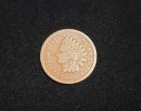 1868 Indian Head Cent Good 3037