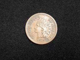 1879 Indian Head Cent VF+ 12037