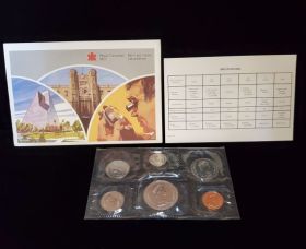 Canada 1986 Uncirculated Coin Mint Set