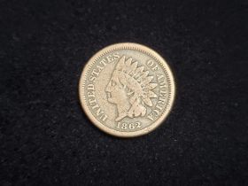1862 Indian Head Cent VG 80317