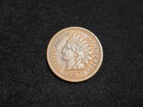 1892 Indian Head Cent VF+ 200321