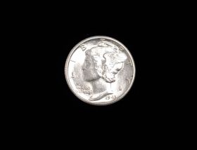1943-D Mercury Silver Dime Uncirculated 20410